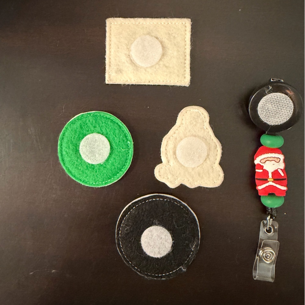 Velcro Reel and Christmas Patches Set - Picture 2 of 3